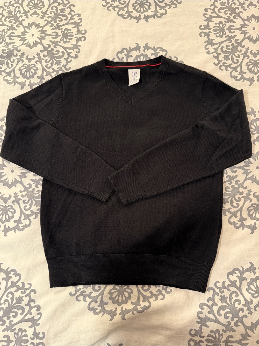 GAP Kids Black V-Neck Sweater